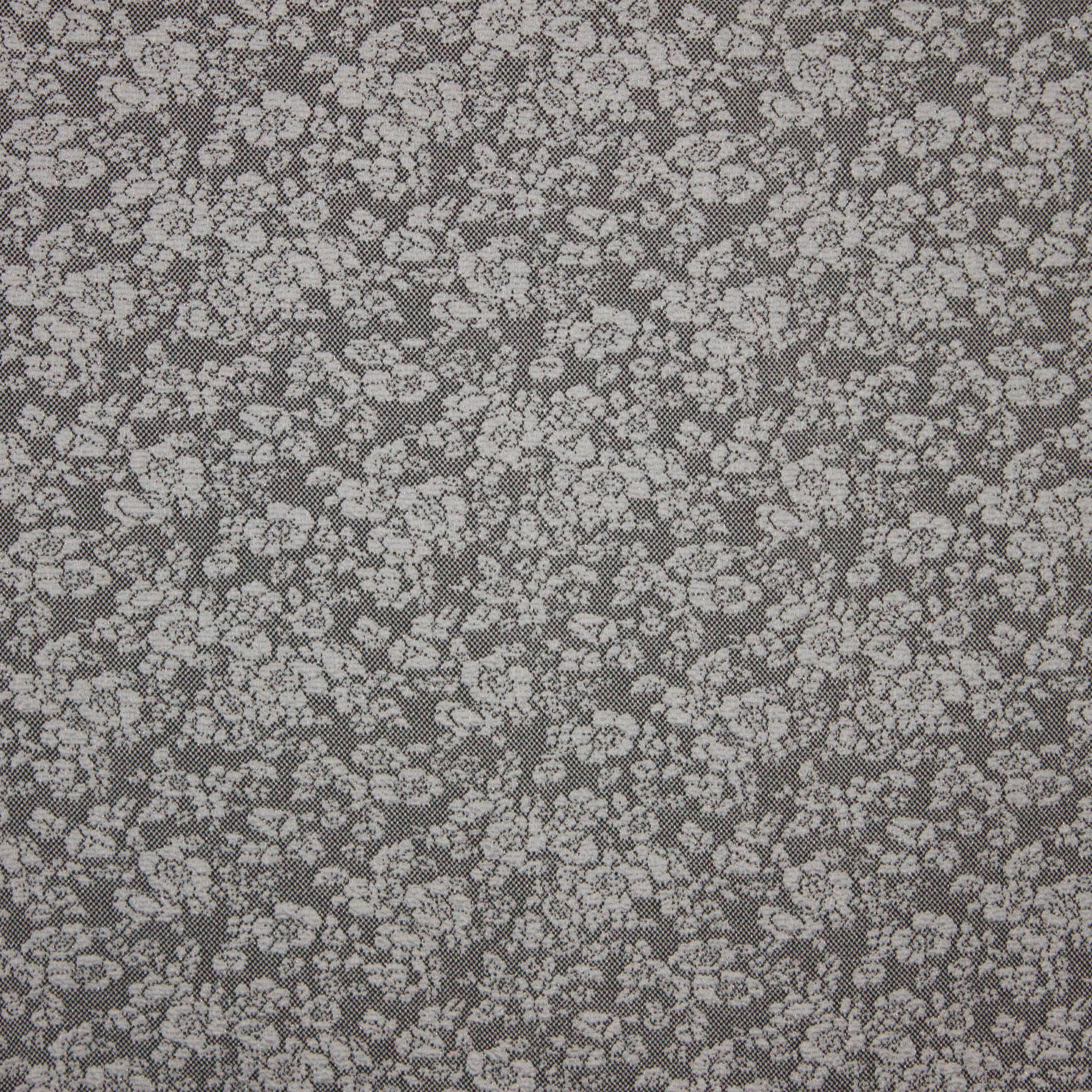 Jacquard jersey bloemen
