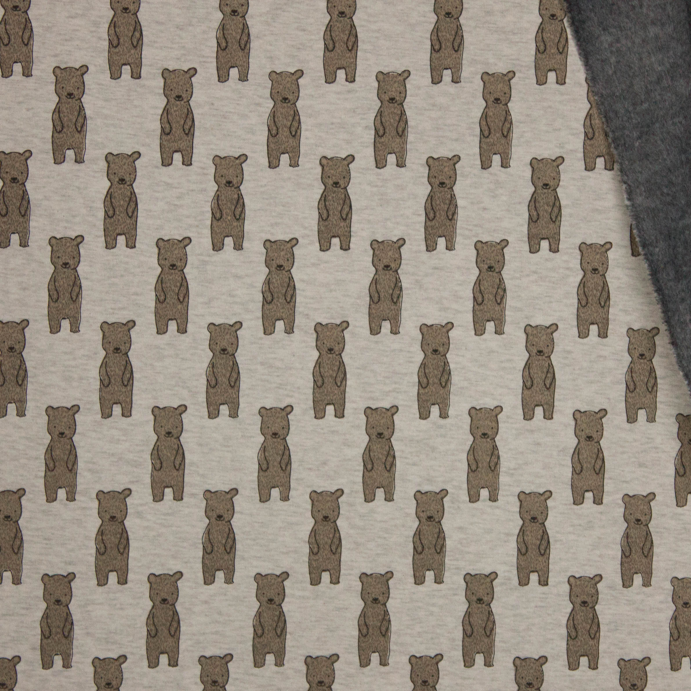 Sweaterstof met beertjes