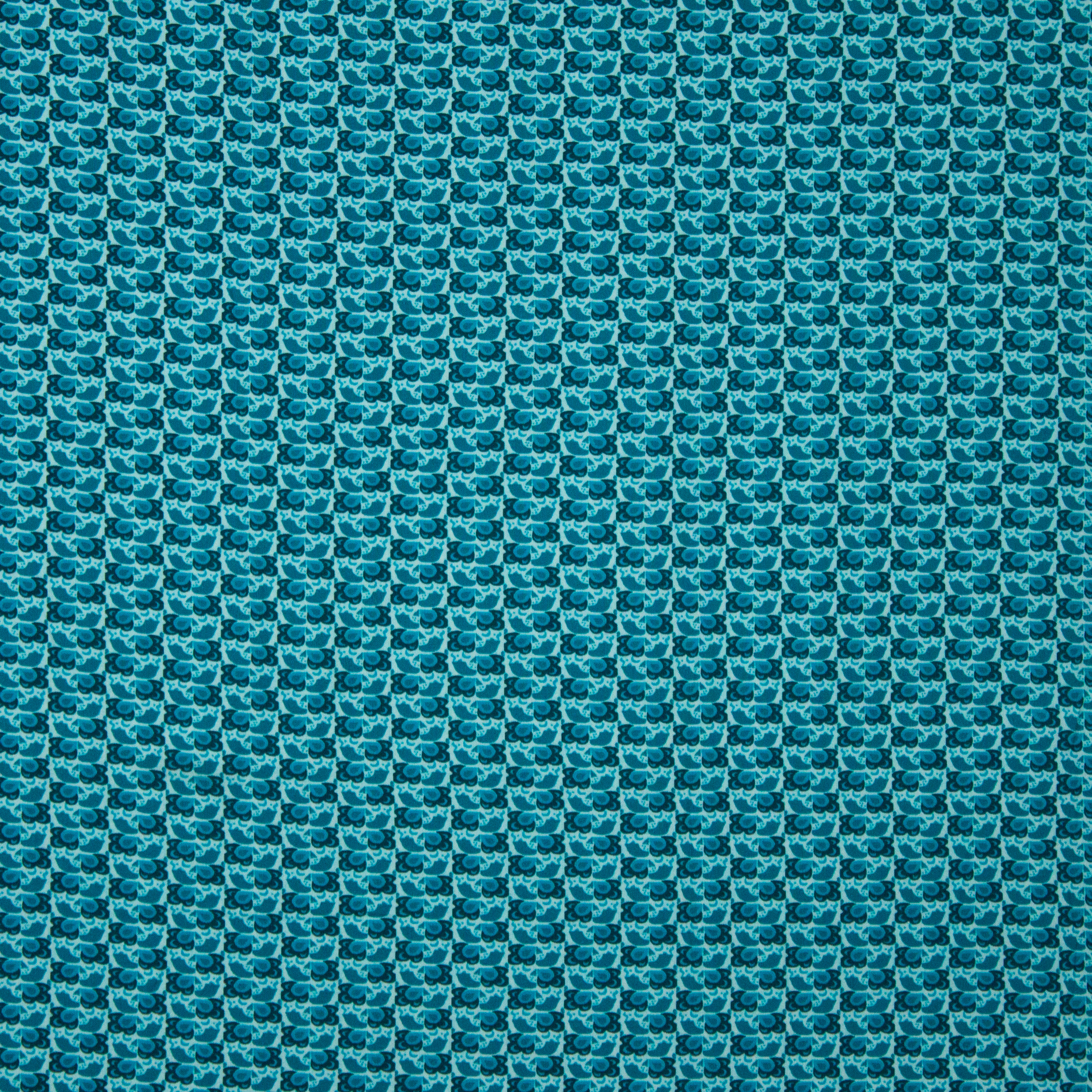 Soepele viscose met abstract motief