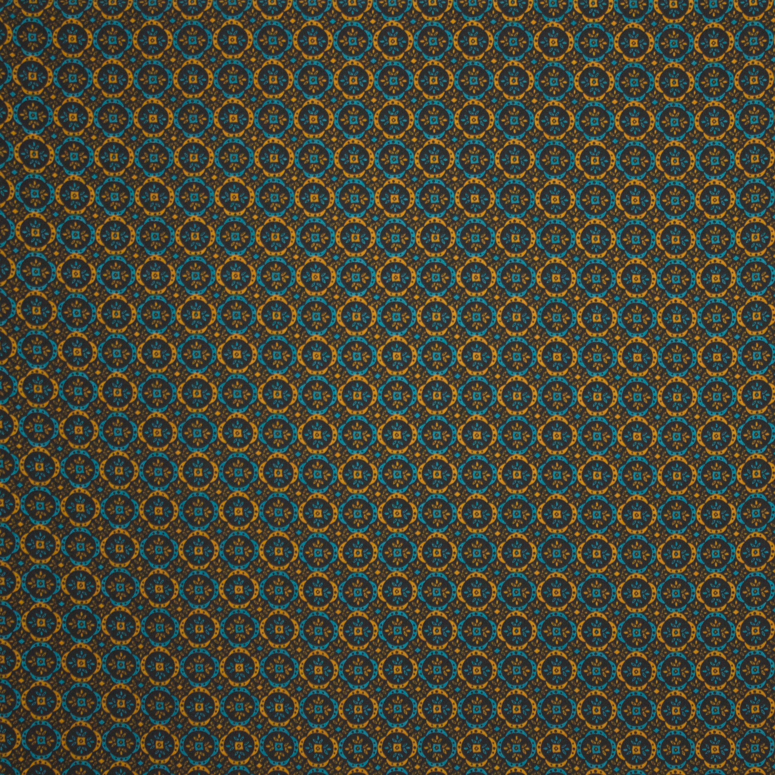 fijne polyester met abstracte bloemen