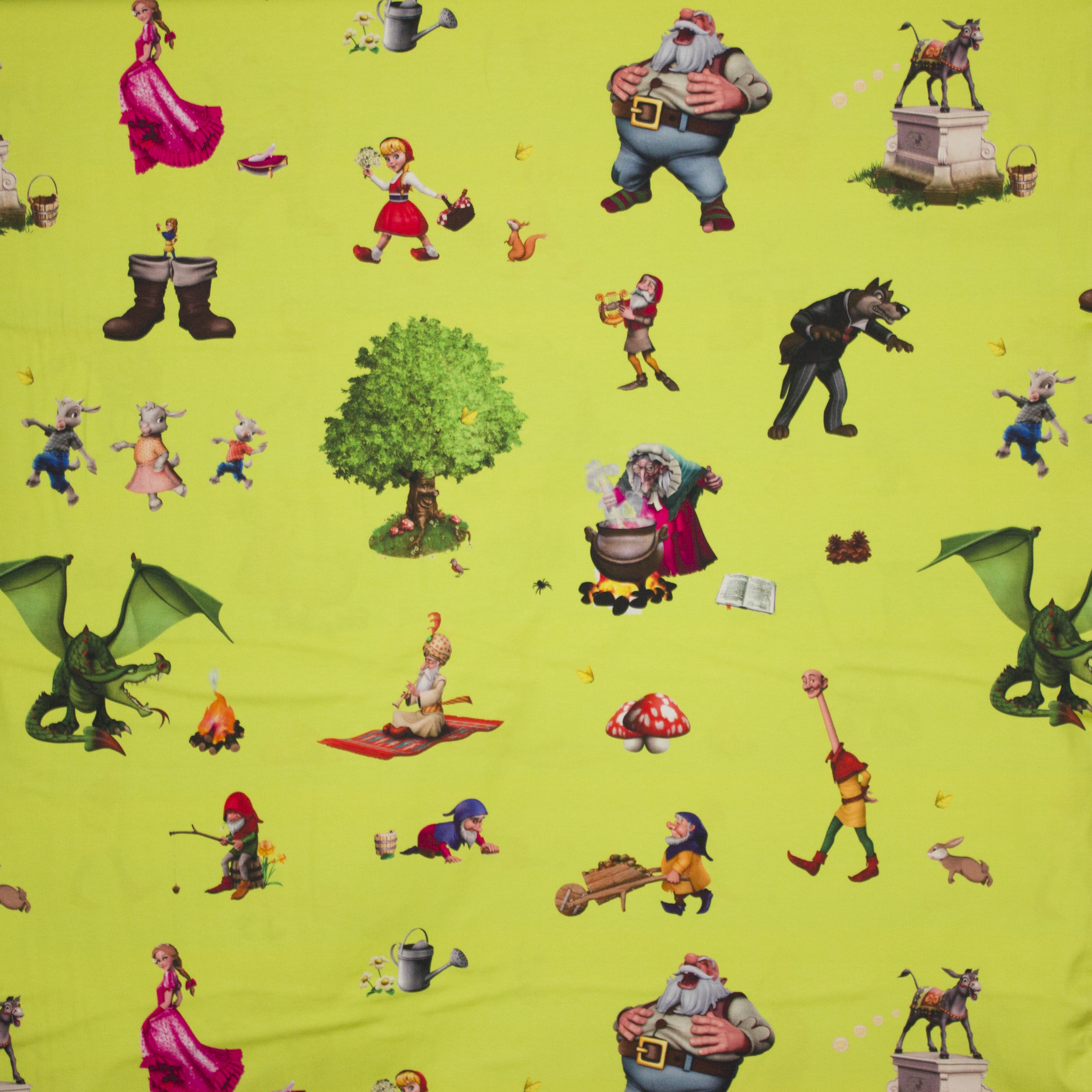 tricot met Efteling sprookjesfiguren
