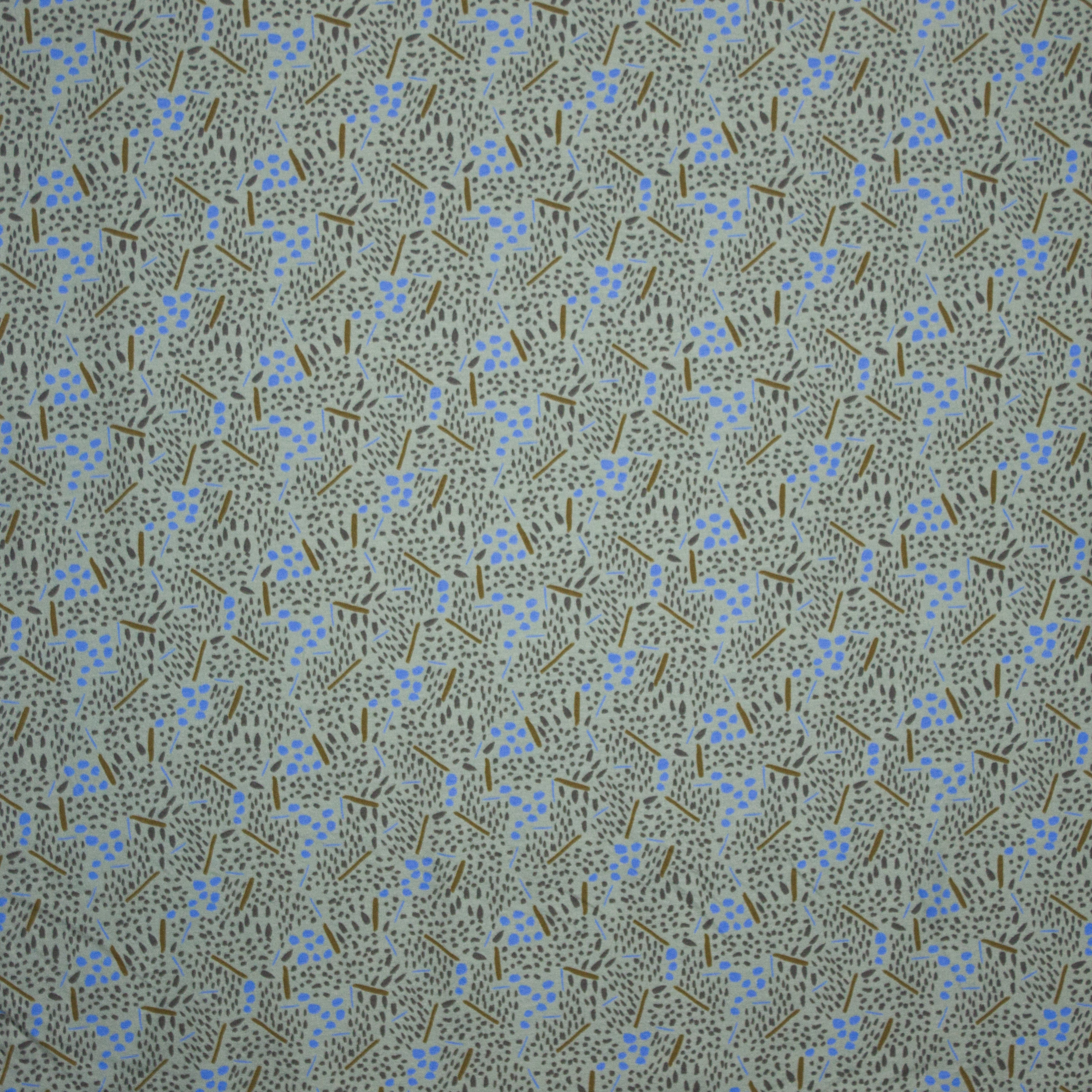 viscose tricot met ethnic print