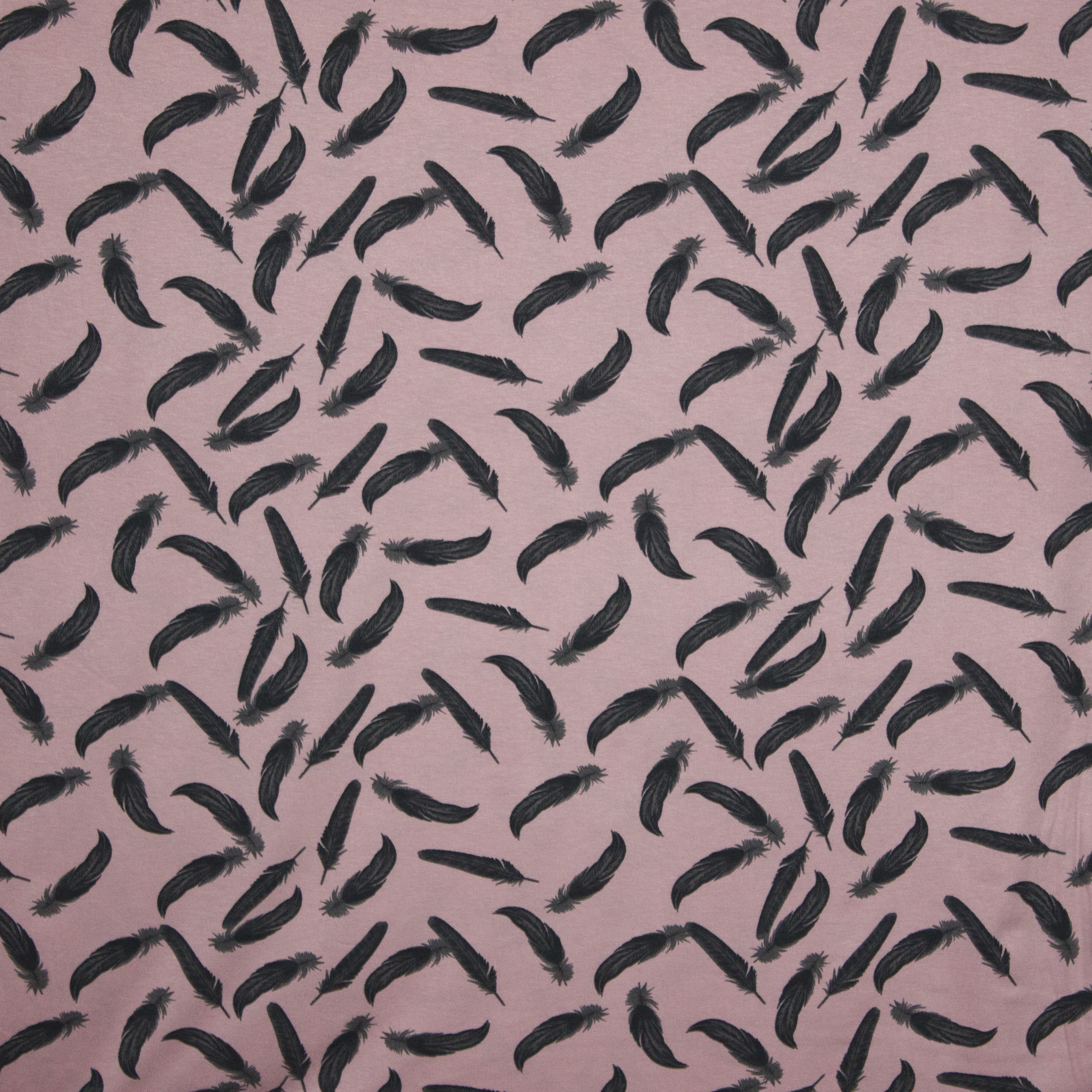 tricot met veertjesprint