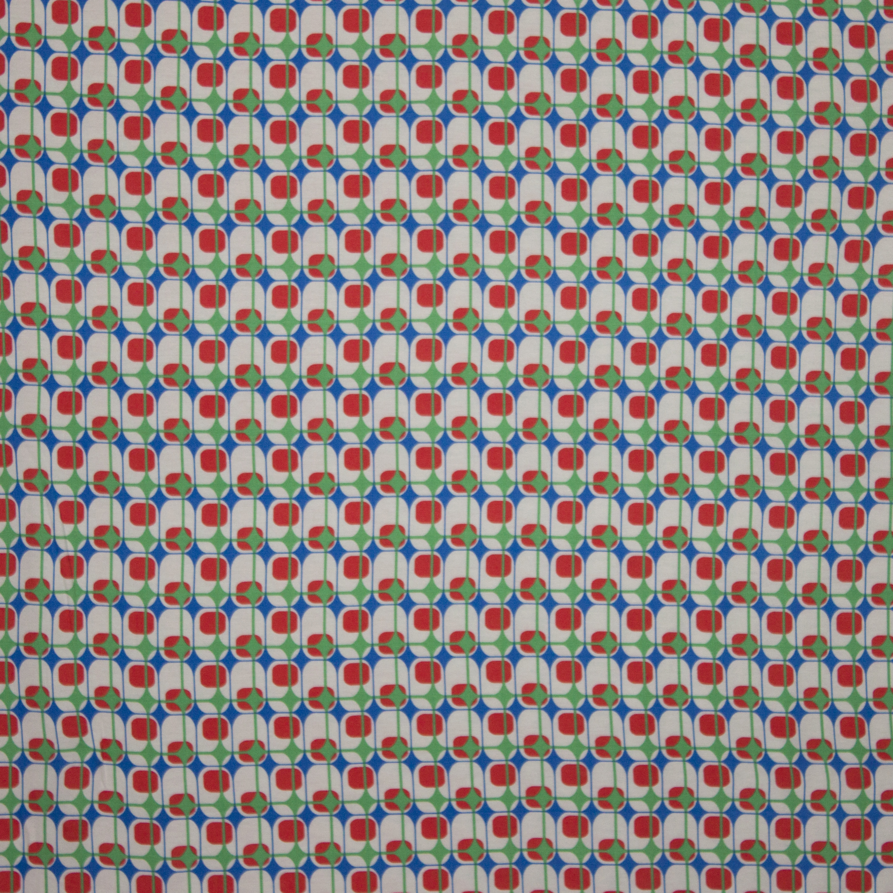 tricot met retro print