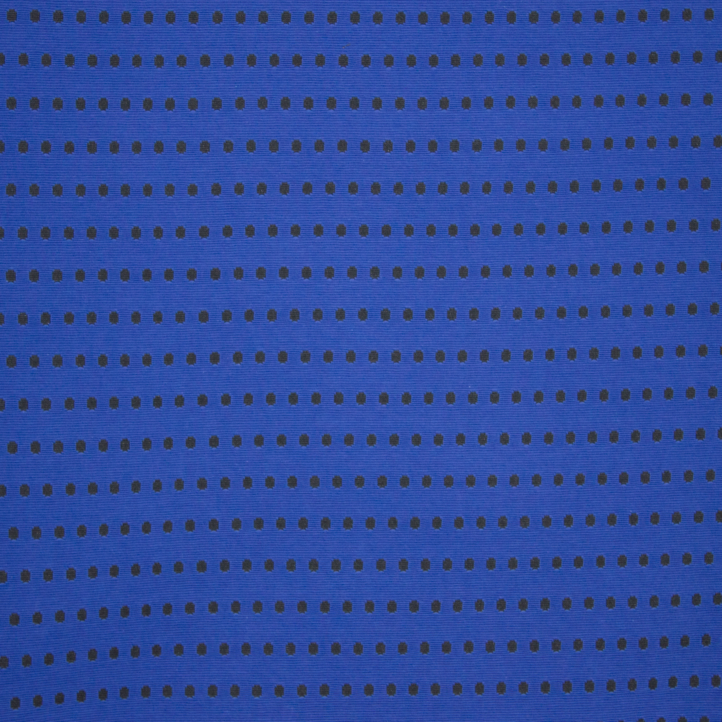 blauwe structuurtricot met blokjes