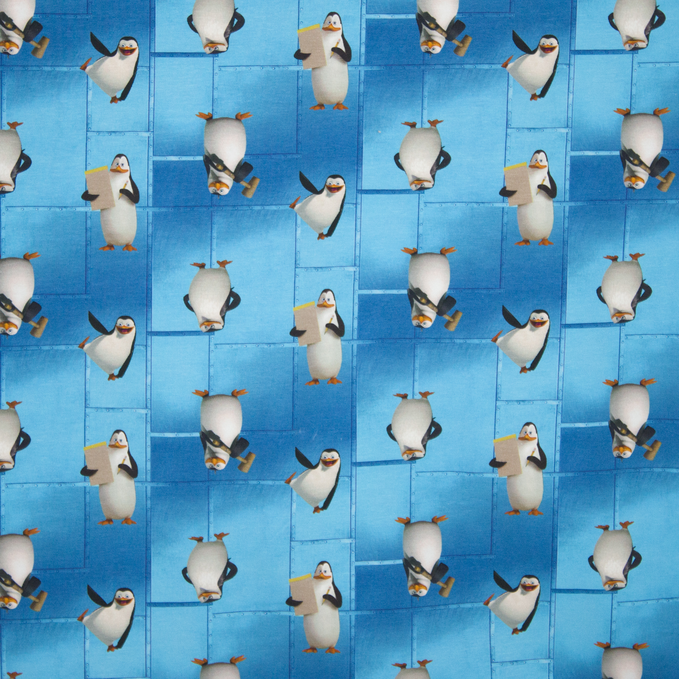 katoentricot Madagascar pinguins