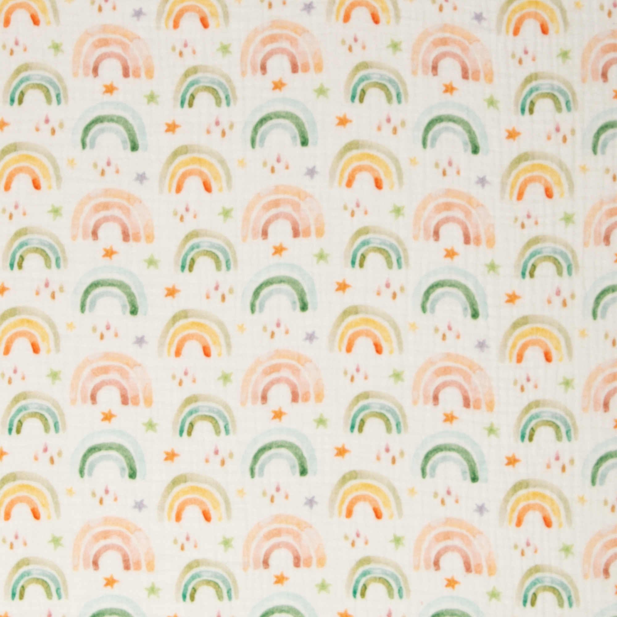 Double gauze met regenbogen 'Thea'