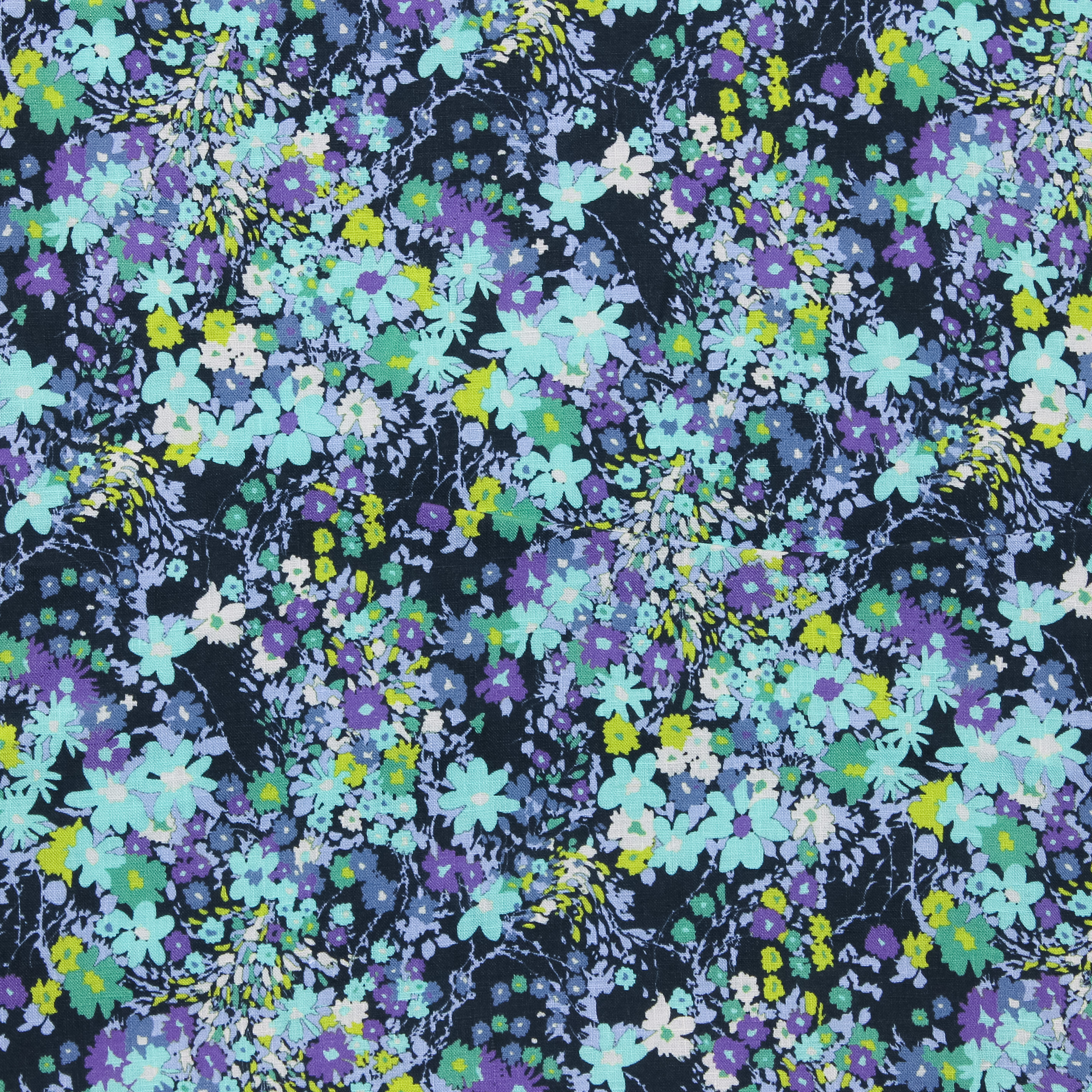 Linnen met bloemenprint - Alta Moda