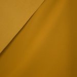 Softshell in mosterdkleur met fleece achterkant