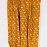 Mosterdkleurige tricot met vosjes