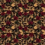 Katoen Skulls van Poppy