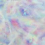 Tricot met holografische print van Poppy