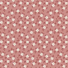 Roze tricot met bloemetjes van Poppy