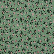 Groene tricot met bloemetjes van Poppy