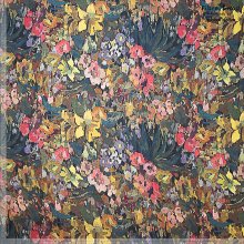 Viscose crêpe met bloemetjes van Fibre Mood