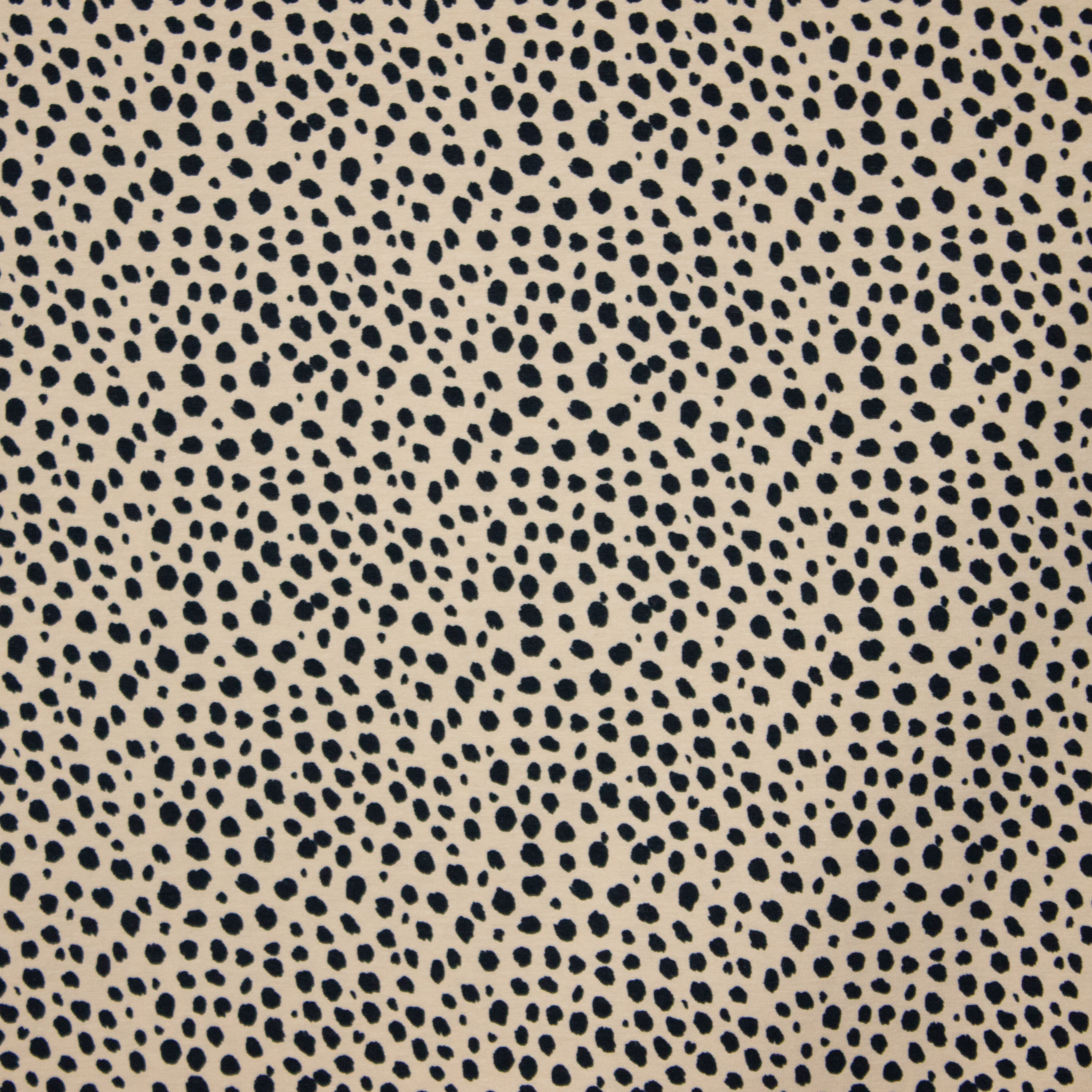 Lichtbruine Tricot met Luipaardpatroon