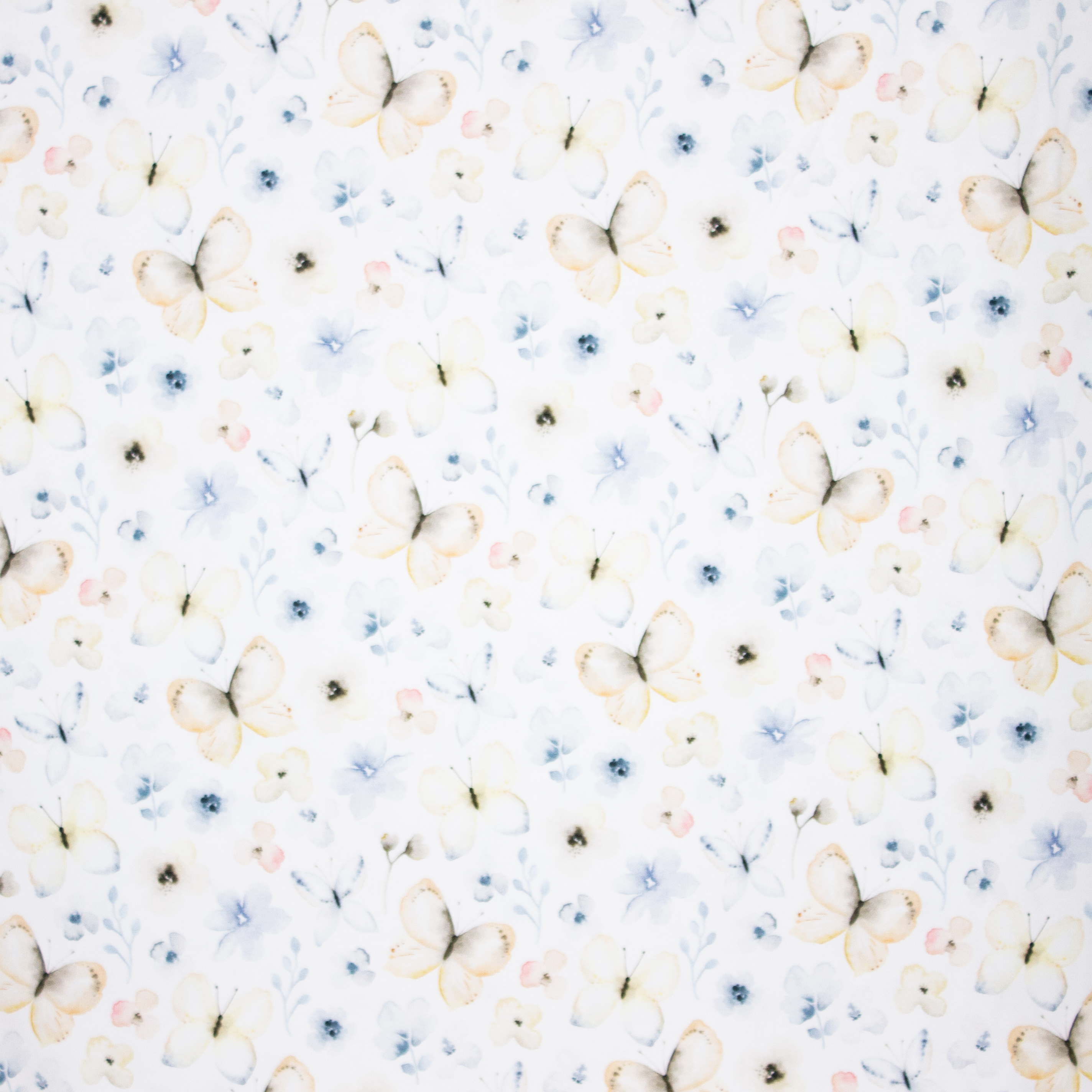 Witte Tricot met Vlinders