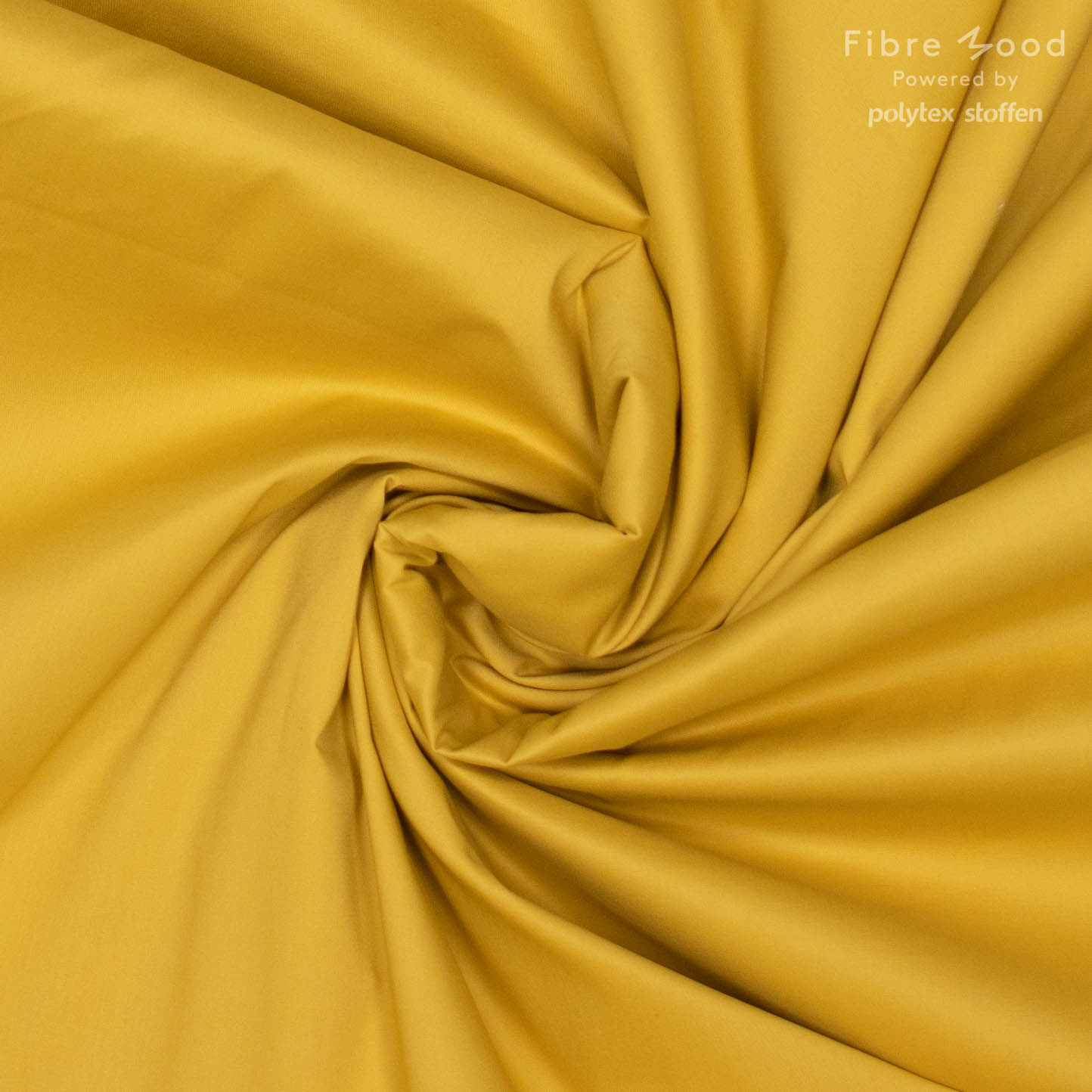 Gele katoen stretch - Fibre Mood