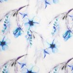 Linnen met Blauwe Bloemen