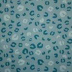 Turquoise Sweater met Turquoise Motief