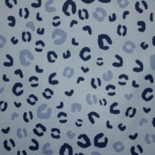 Blauwe Sweater met Blauw Motief