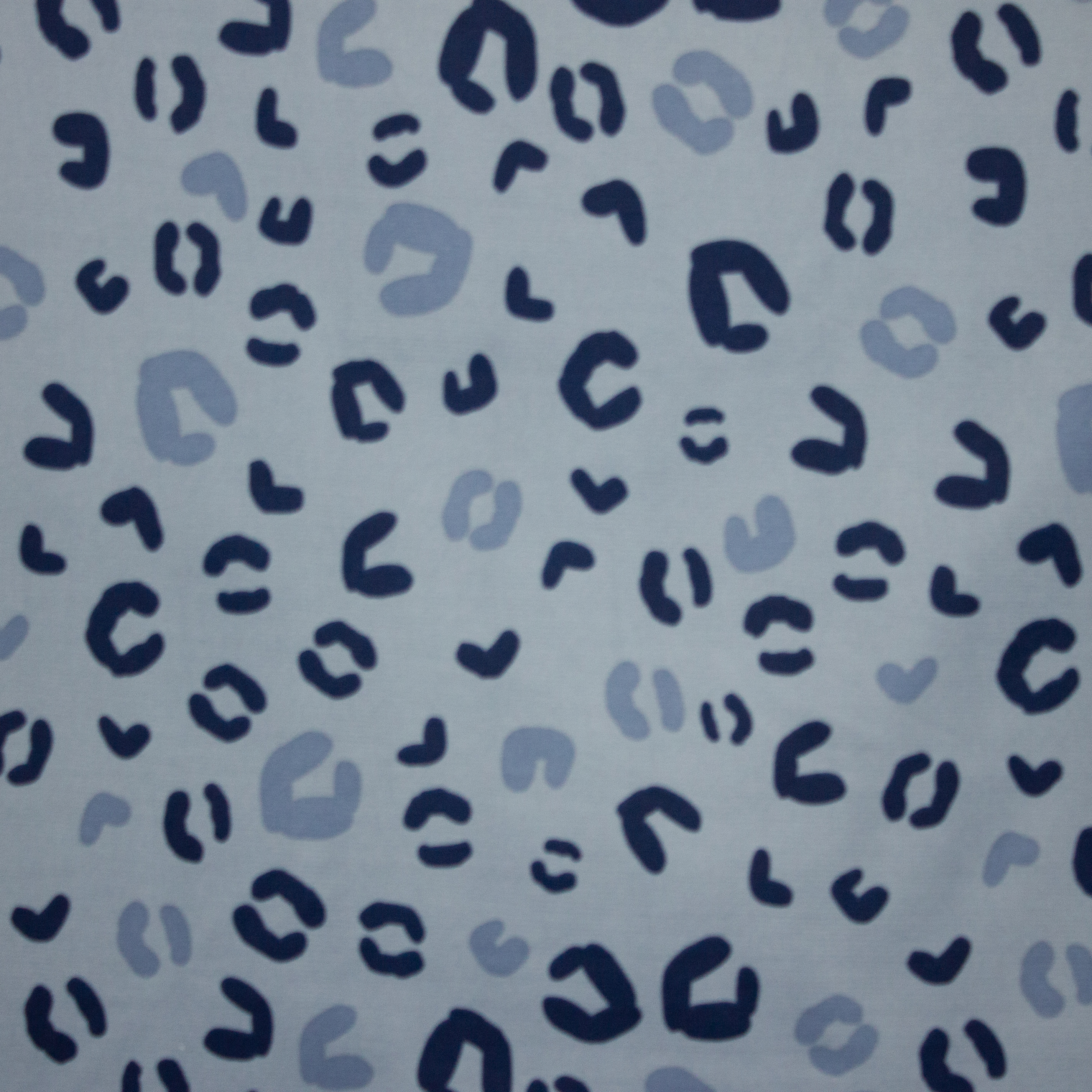 Blauwe Sweater met Blauw Motief