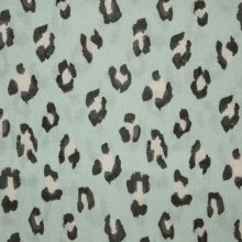 Muntgroen fijn breitje met Vlekmotief