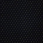 Fijne zwarte viscose met glinsterende goudkleurige spikkels