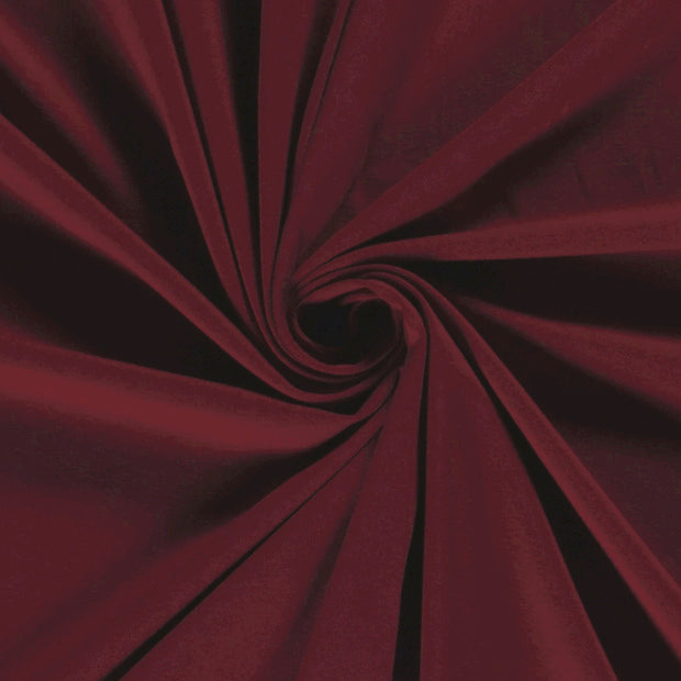 Katoen tricot kersenrood