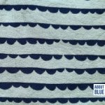 Blauwe spons badstof met golven van About Blue