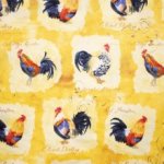 Gele Katoen met Kippen