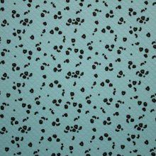 Turquoise Quilt met Zwarte Vlekjes van Poppy