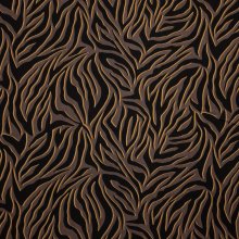 Bruine / zwarte viscose met tijgerprint