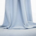 Blauwe Geribbelde Ottoman Jersey