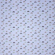 Katoen Tricot Rainbow Blue