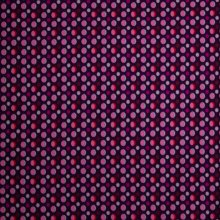 Italiaanse Paarse Punta di Roma met roze bollen - Alta Moda