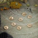 Gladde Gouden Knoopjes 10 mm van See You at Six