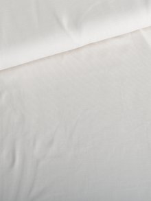 Witte Geribbelde Boordstof