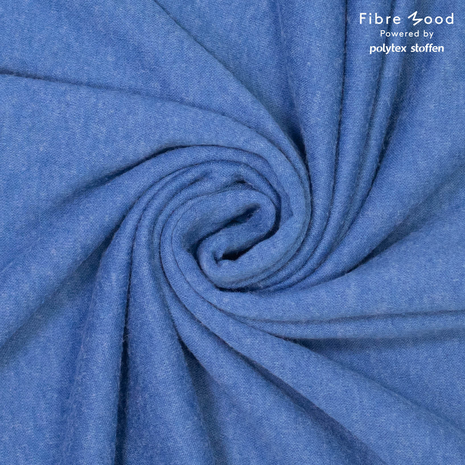 Blauwe Gebreide Stof van Fibre Mood