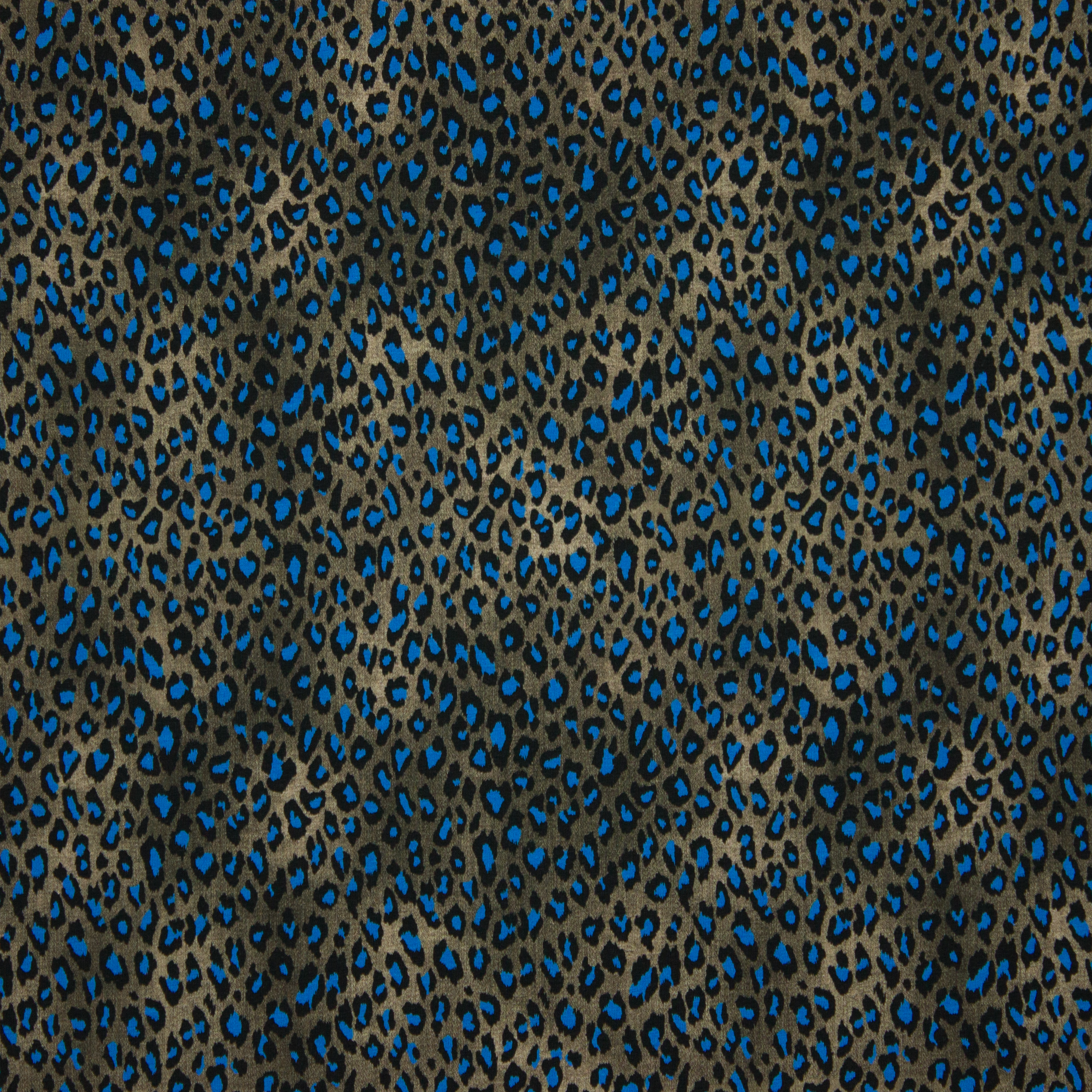 Tricot met een Blauw Tijger Patroon
