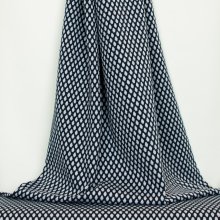 Katoen Tricot met Ingeweven Patroon