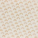 Witte flanel met regenbogen van Poppy