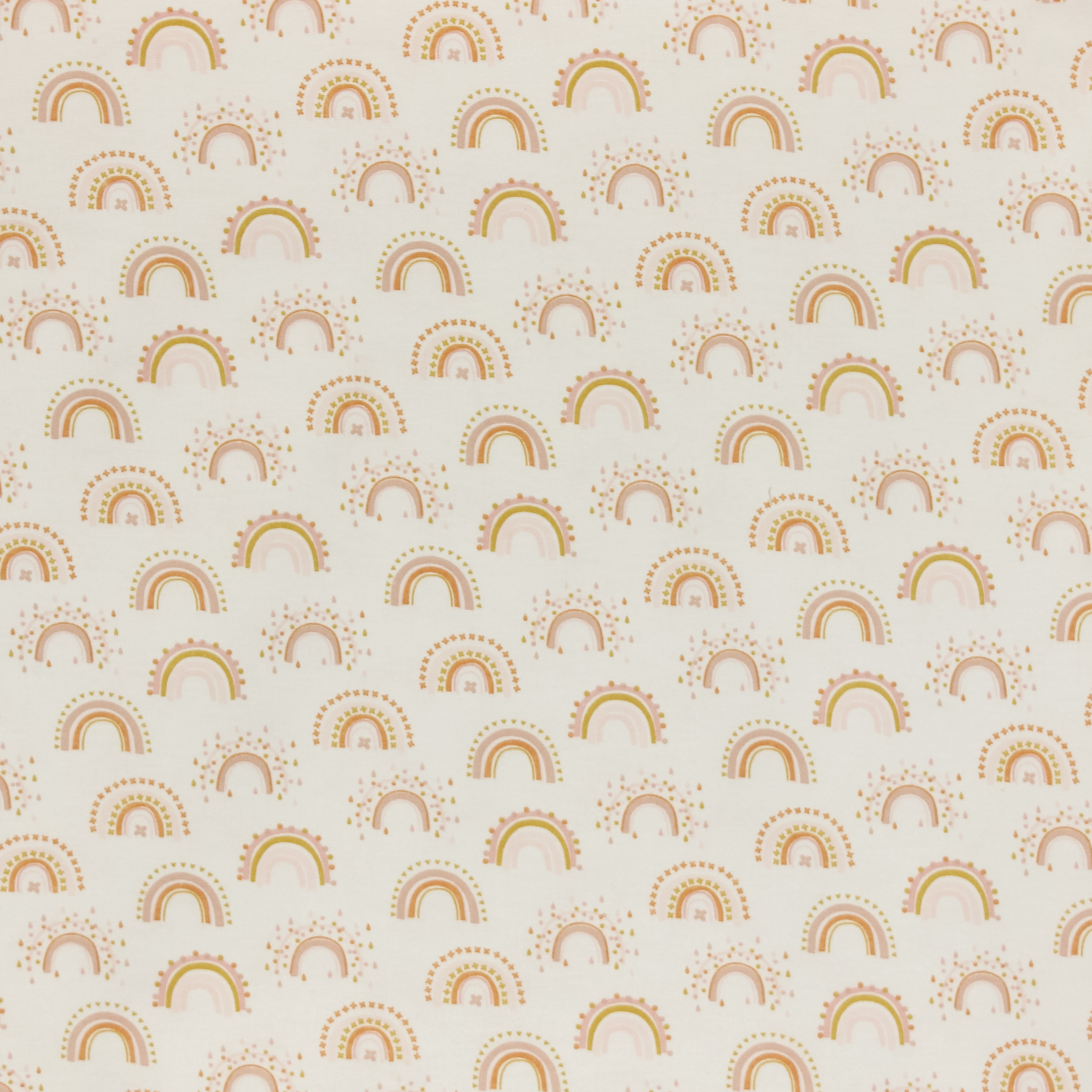 Witte flanel met regenbogen van Poppy