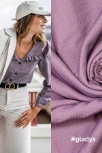 Jacquard blocks oud lila uit 'Fibre Mood 17' Gladys