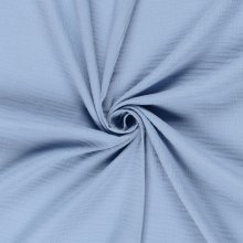 Mousseline effen lichtblauw