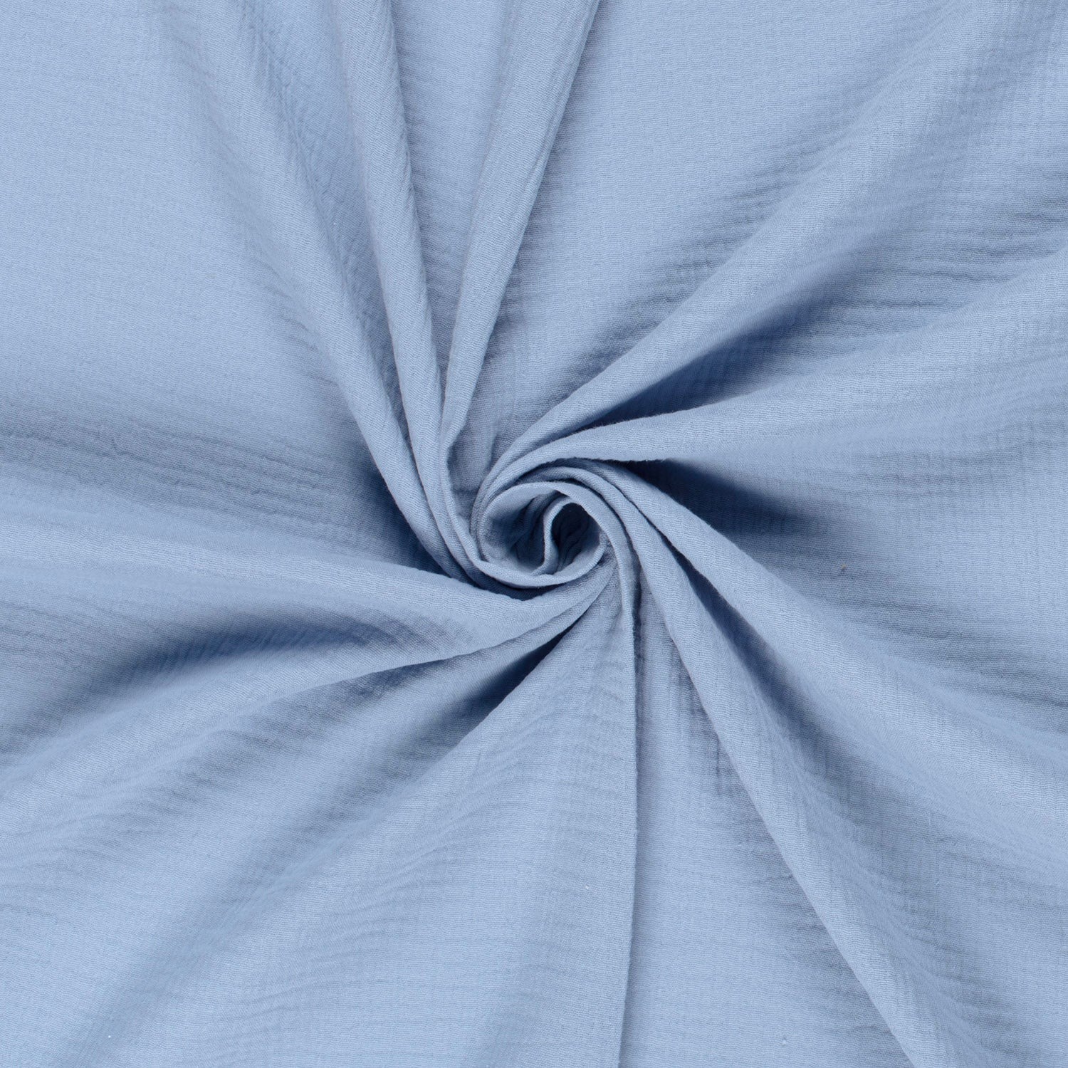 Mousseline effen lichtblauw
