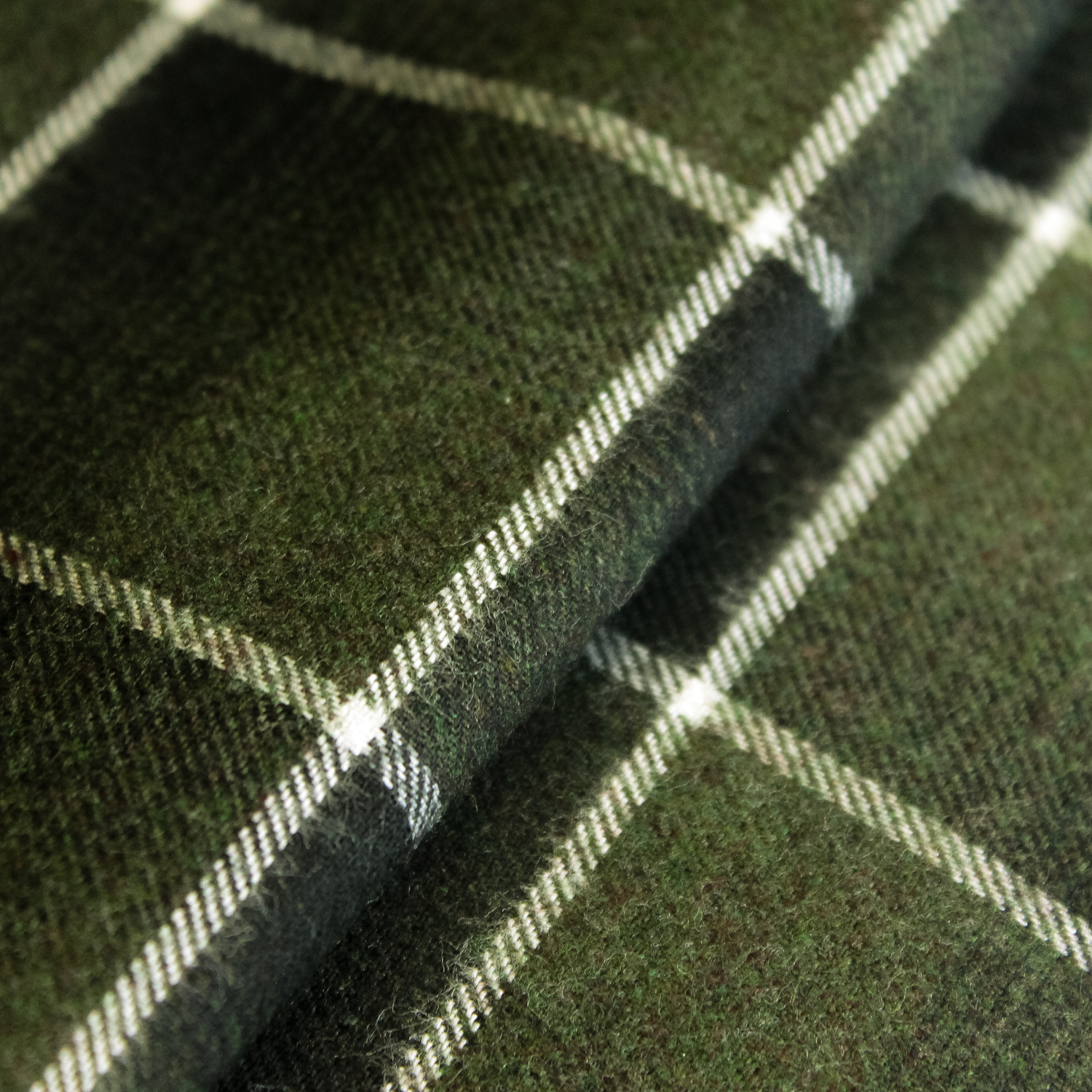Flanel groen met ruiten