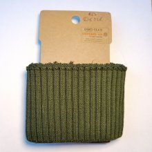 Donkergroene cuff (boordstof)