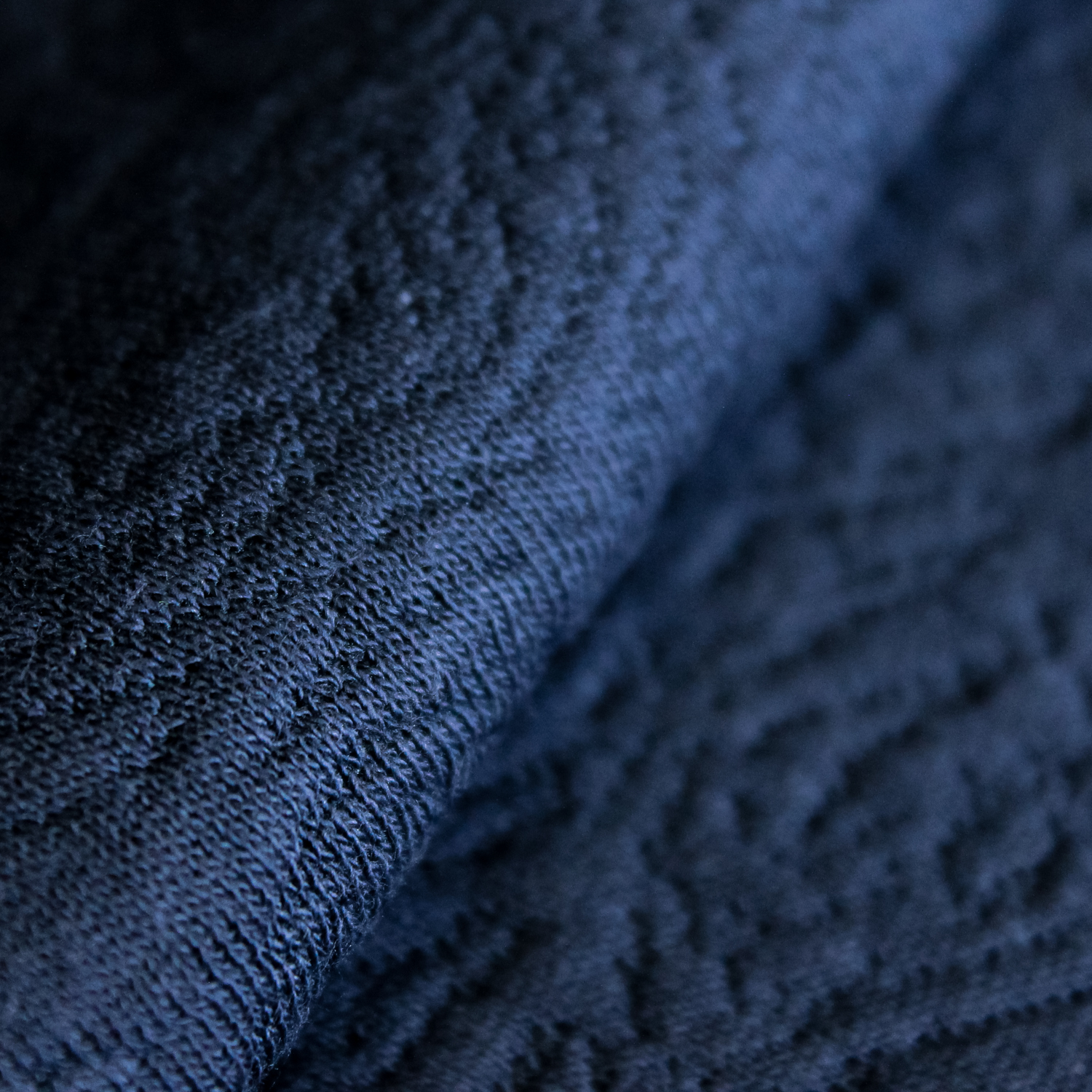 Structuurtricot blauw