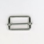 schuifgesp - zilverkleur - 2.5 cm